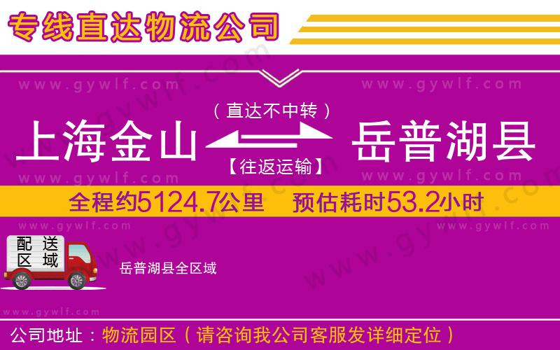 上海金山區(qū)到岳普湖縣物流公司
