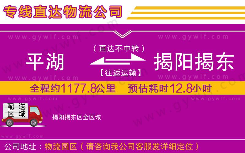 平湖到揭陽揭東區(qū)物流公司