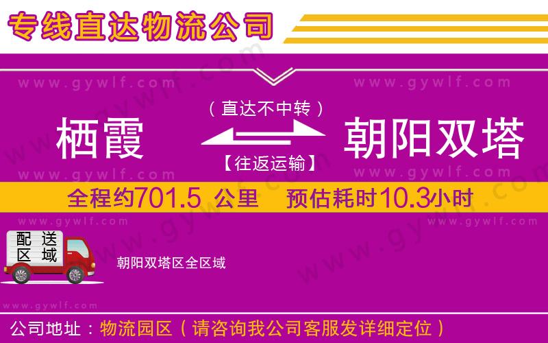 棲霞到朝陽雙塔區(qū)物流公司
