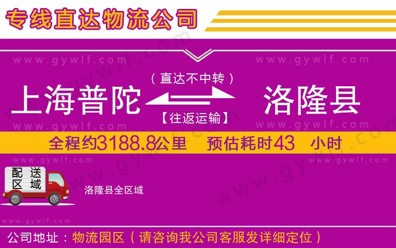 上海普陀區(qū)到洛隆縣物流公司